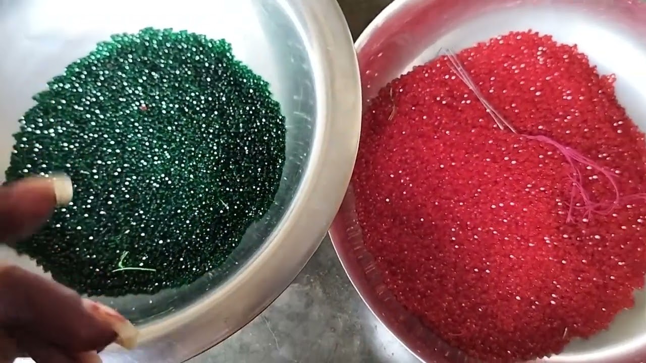 Rajasthani gold jewellery || green 💚 Moti design||