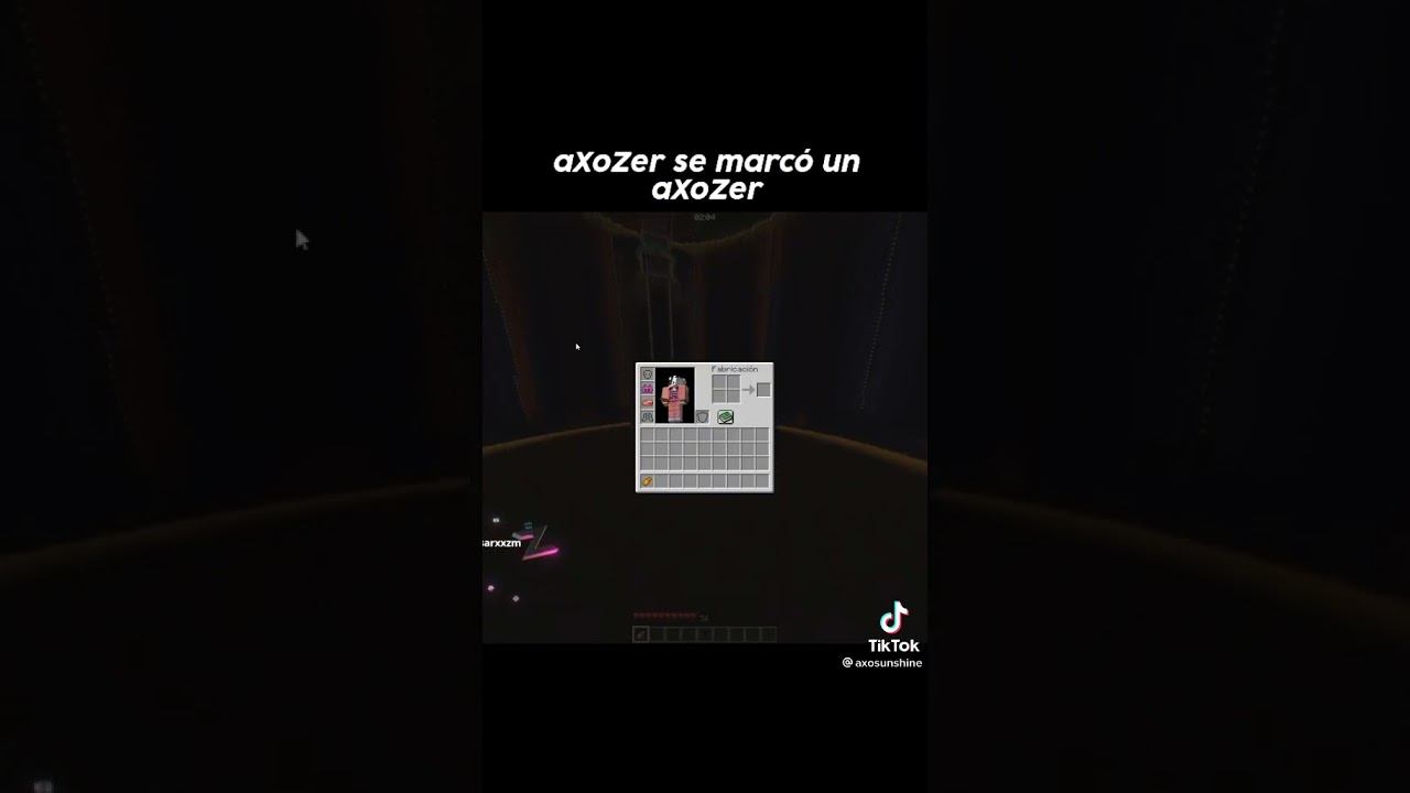 Axozer marc&aacute;ndose un Axozer 😂