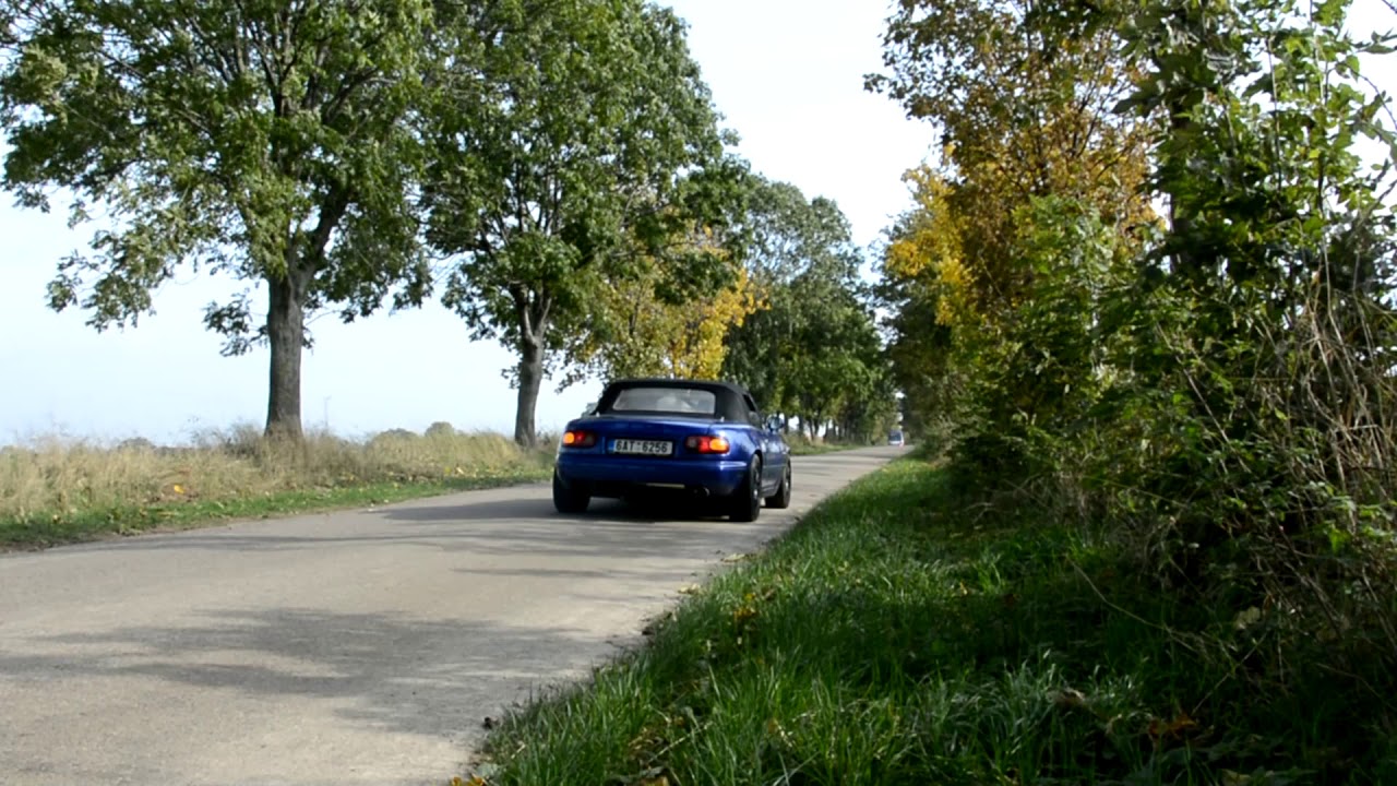 MX5 NA 1,8 VVT ITB 60mm exhaust soundcheck