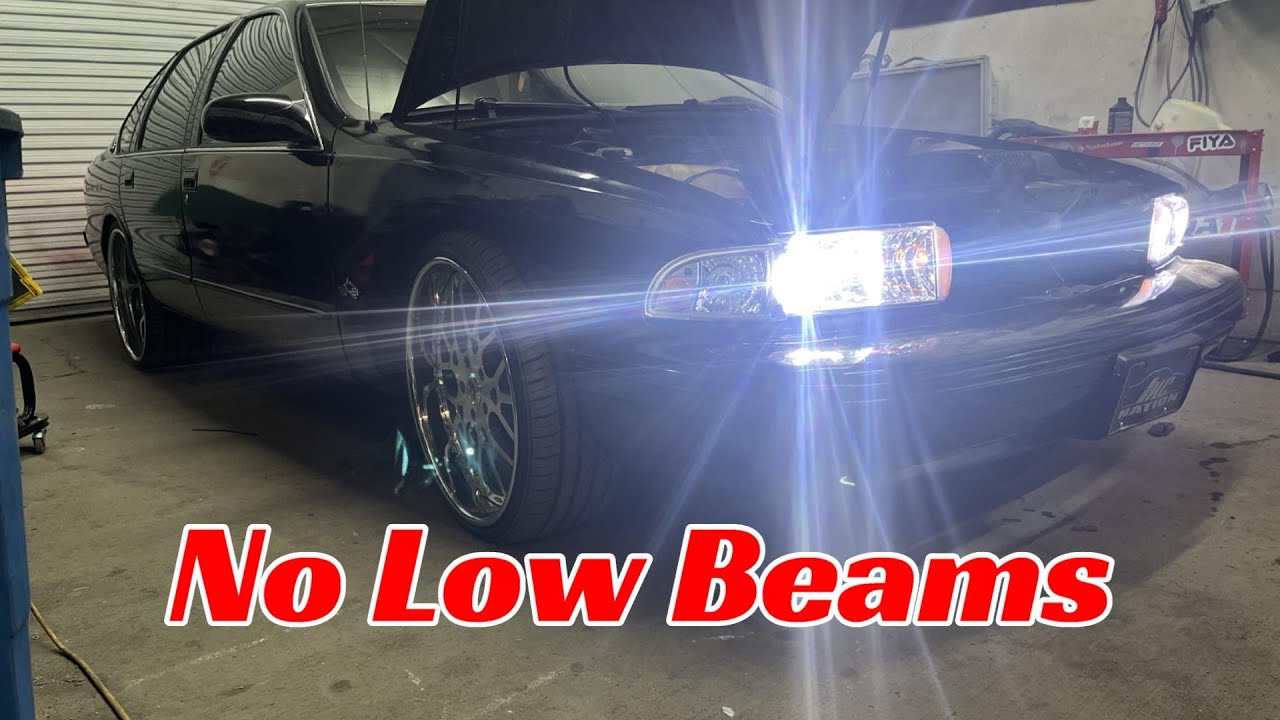 1995 Impala SS No Low Beams *FIXED*!