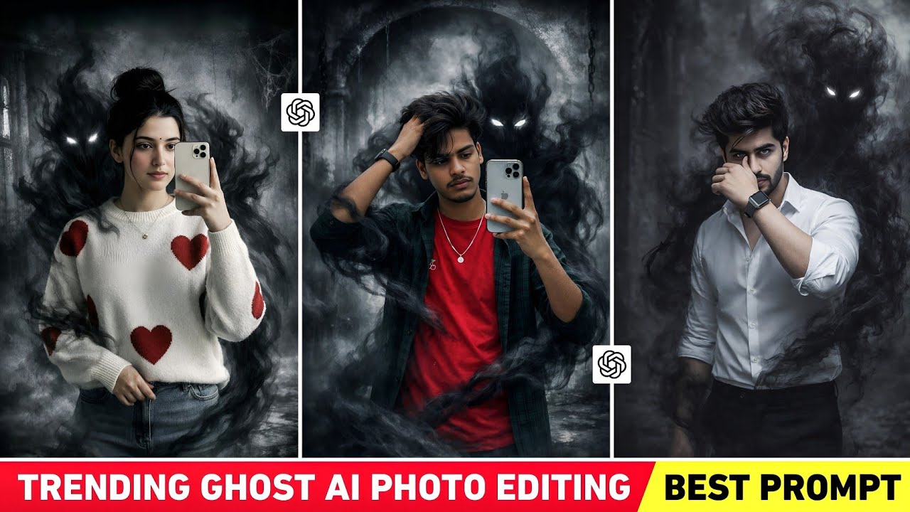 Instagram trending ghost ai photo editing | Ghost ai photo prompt | Trending ghost ai photo editing