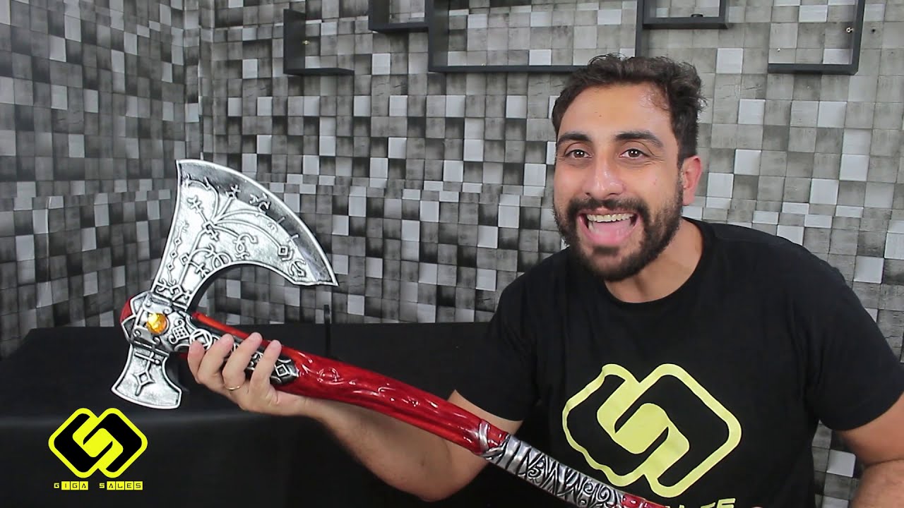 Conheça o MACHADO LEVIATÃ do Kratos - God Of War TAMANHO REAL!!!