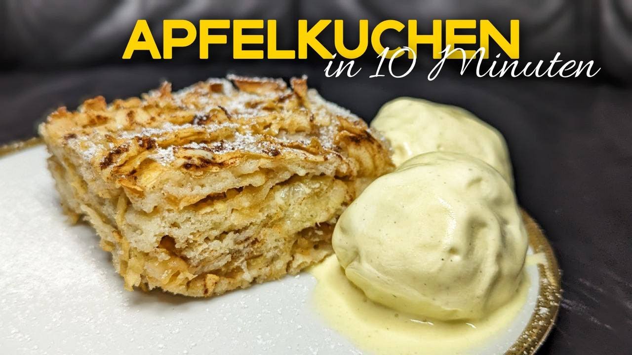 Herbstkuchen. Der einfachste Apfelkuchen, den du noch nicht gemacht hast. Kuchen in 10 Minuten.