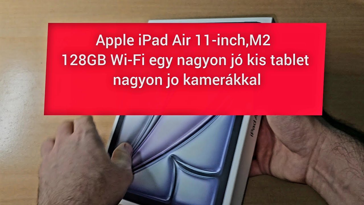 Apple iPad Air 11-inch,M2 128GB Wi-Fi egy nagyon jó kis tablet nagyon jo kamerákkal #ipadair2025 
