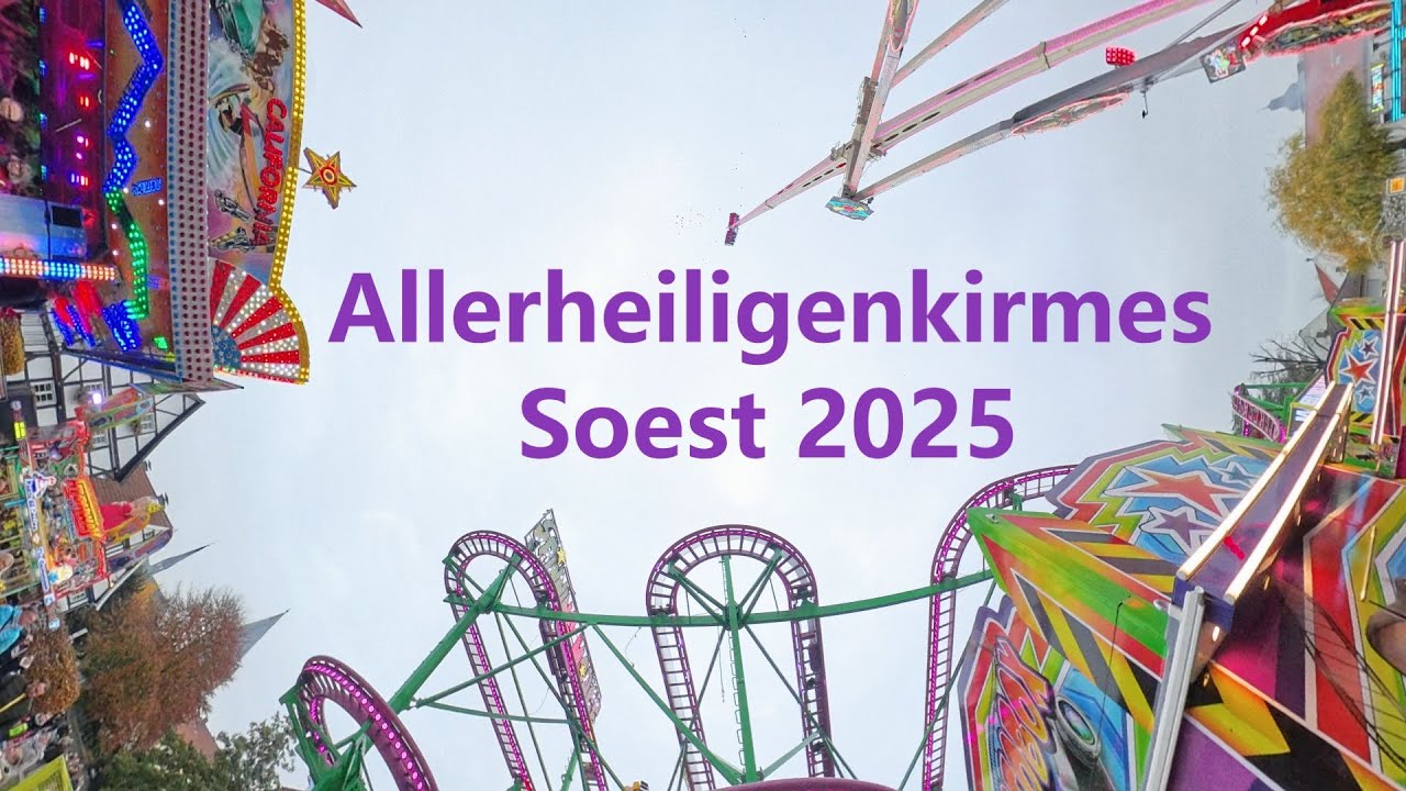 Allerheiligenkirmes Soest 2025 / Rundgang *Größte Innenstadtkirmes in Europa!*