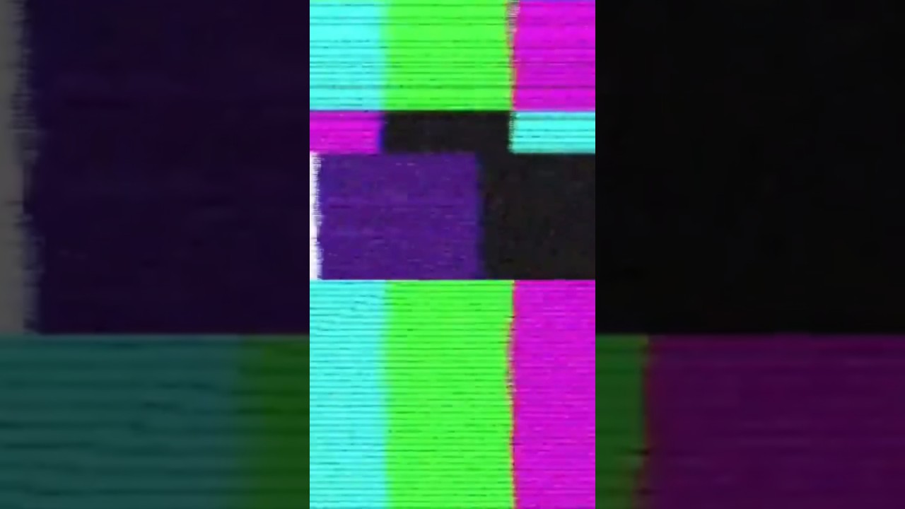 No Signal/Tv Glitch Effect