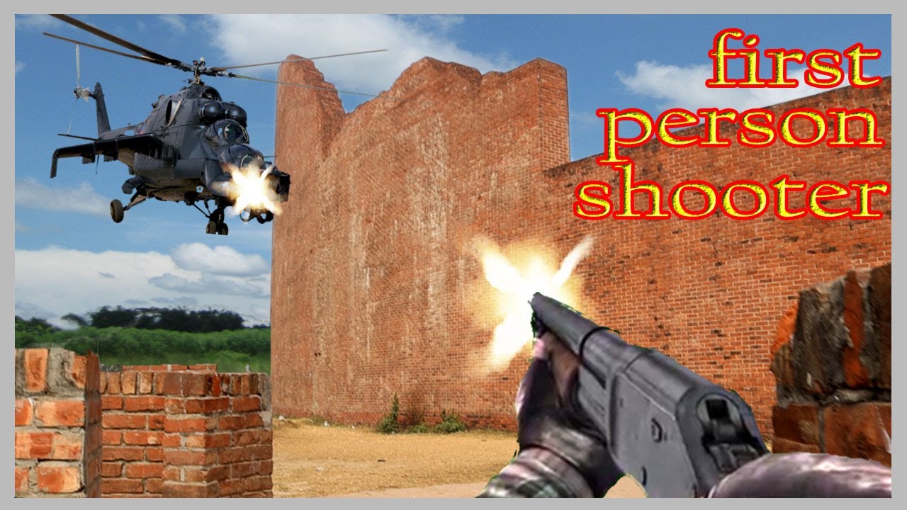 First Person Shooter | Video Games in Real Life | Golden Special Action YouTuber