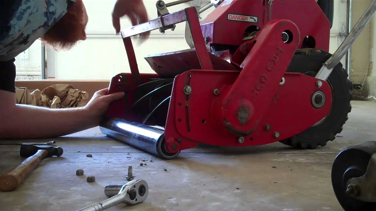 TruCut H20 Reel Mower Roller Install