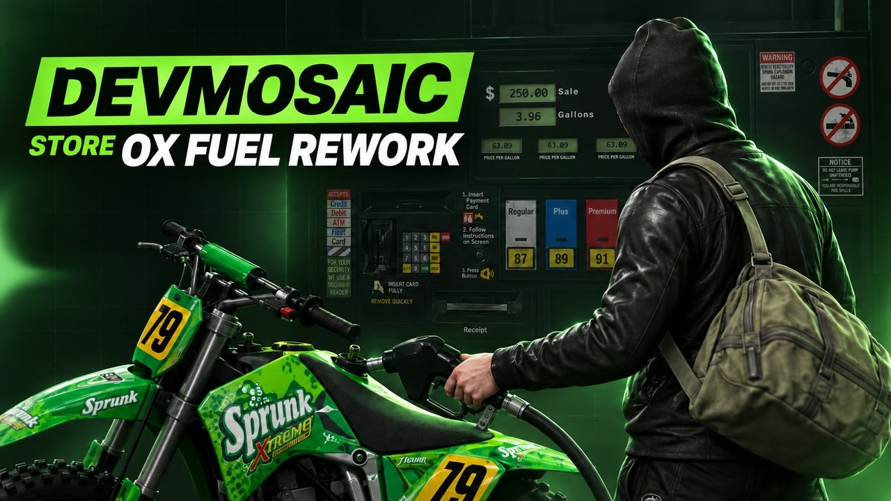 DM Ox Fuel Rework | Carry The Nozzle & Real Hose | Working Pump Screens [ esx qbcore qbox ]