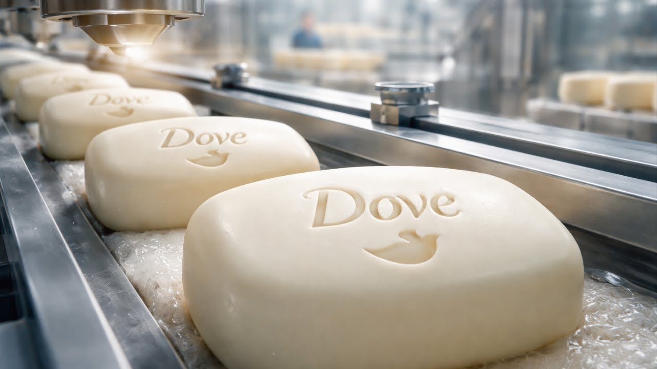 Inside a Dove Soap Factory 🧼 | How Dove Soap Is Made Step by Step |Factory Process   #HowItsMade