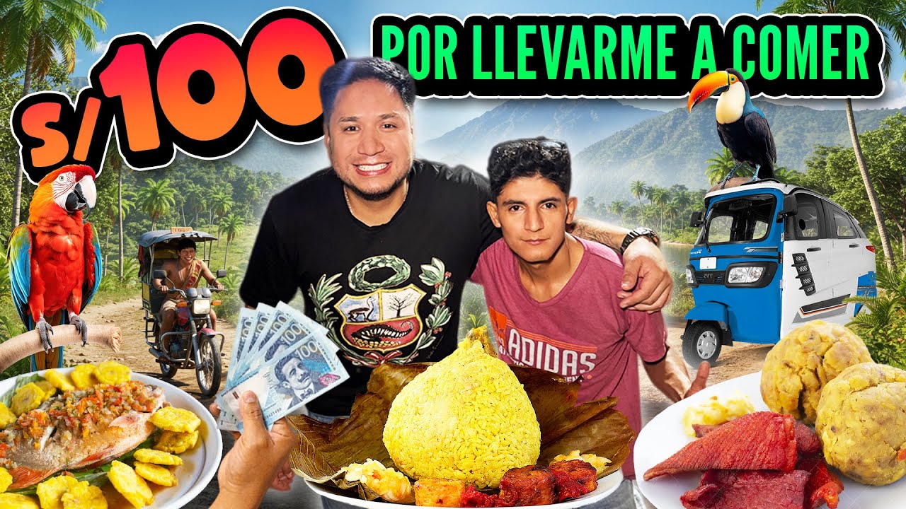 Le di 200 SOLES a un MOTOCARRISTA y me llev&oacute; al mejor HUARIQUE de Tarapoto 🇵🇪