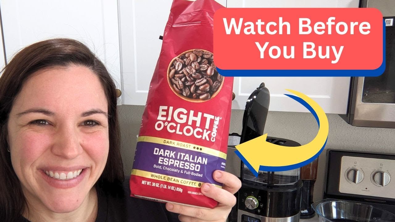 Eight O'Clock Coffee Dark Italian Espresso Whole Bean Coffee  Review - Watch Before You Buy!