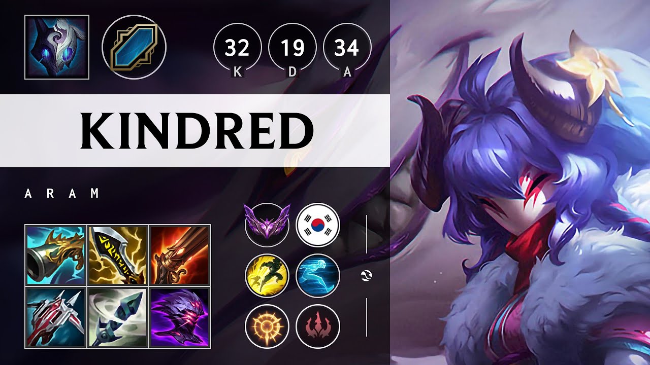 Kindred ARAM: Triple Kill, Killing spree - KR Master Patch 14.19