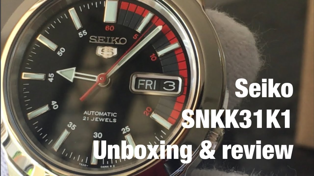 Seiko SNKK31 Speed racer unboxing & review automatic self winding watcher
