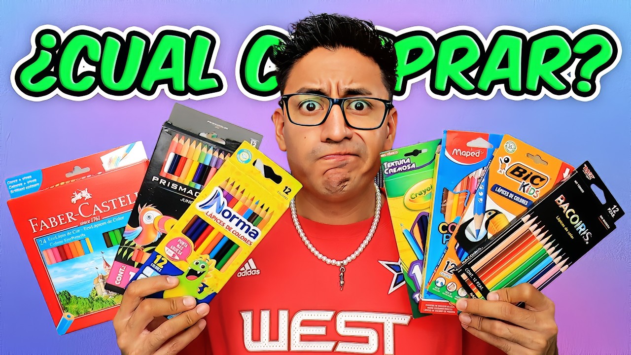 Puse a prueba 7 Marcas de Colores Escolares y te digo cuál es mejor.