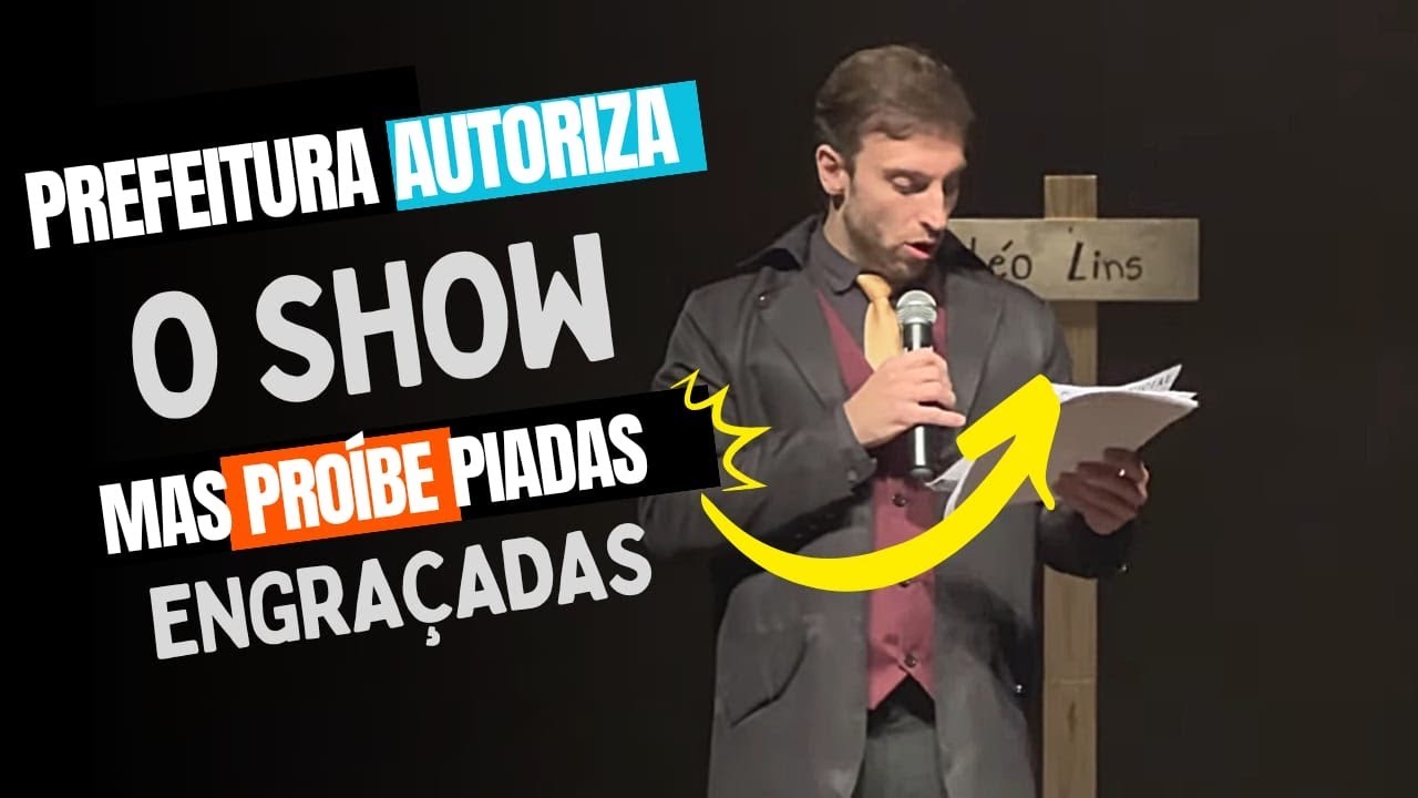 L&eacute;o Lins - Li o processo no palco