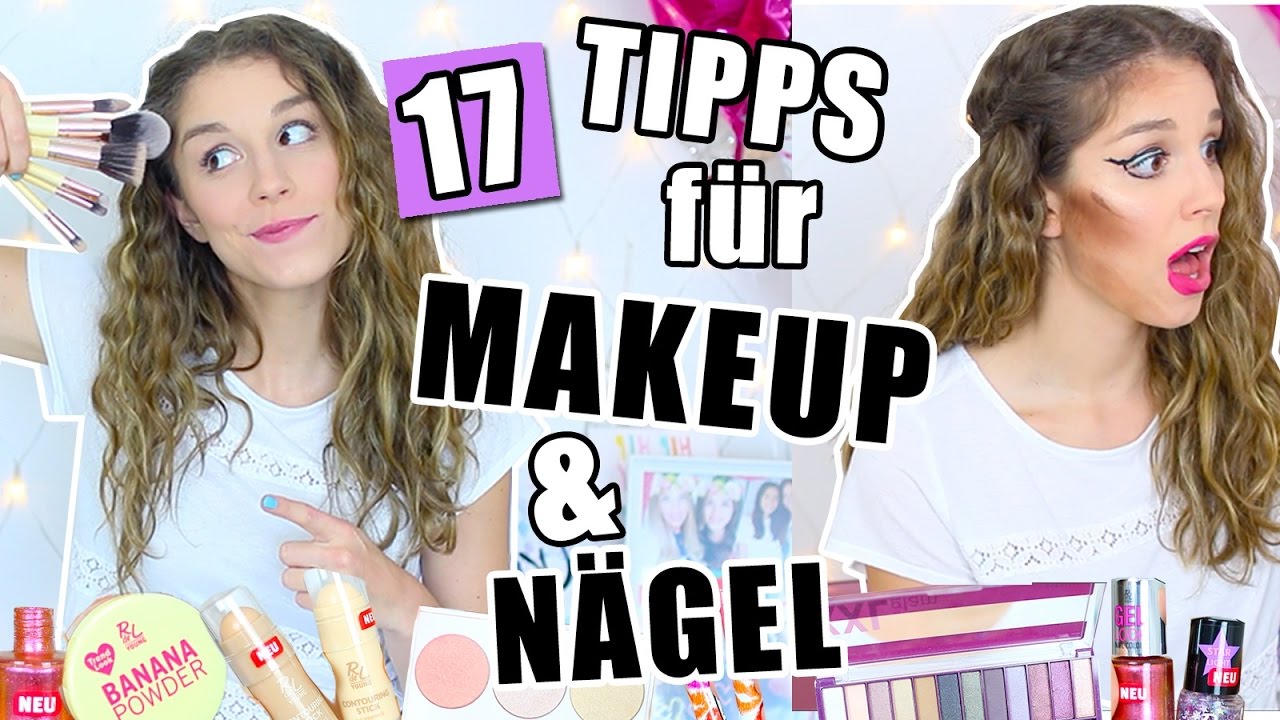 17 SCHMINK & NAIL TIPPS mit günstigen Produkten! ♡ BarbaraSofie
