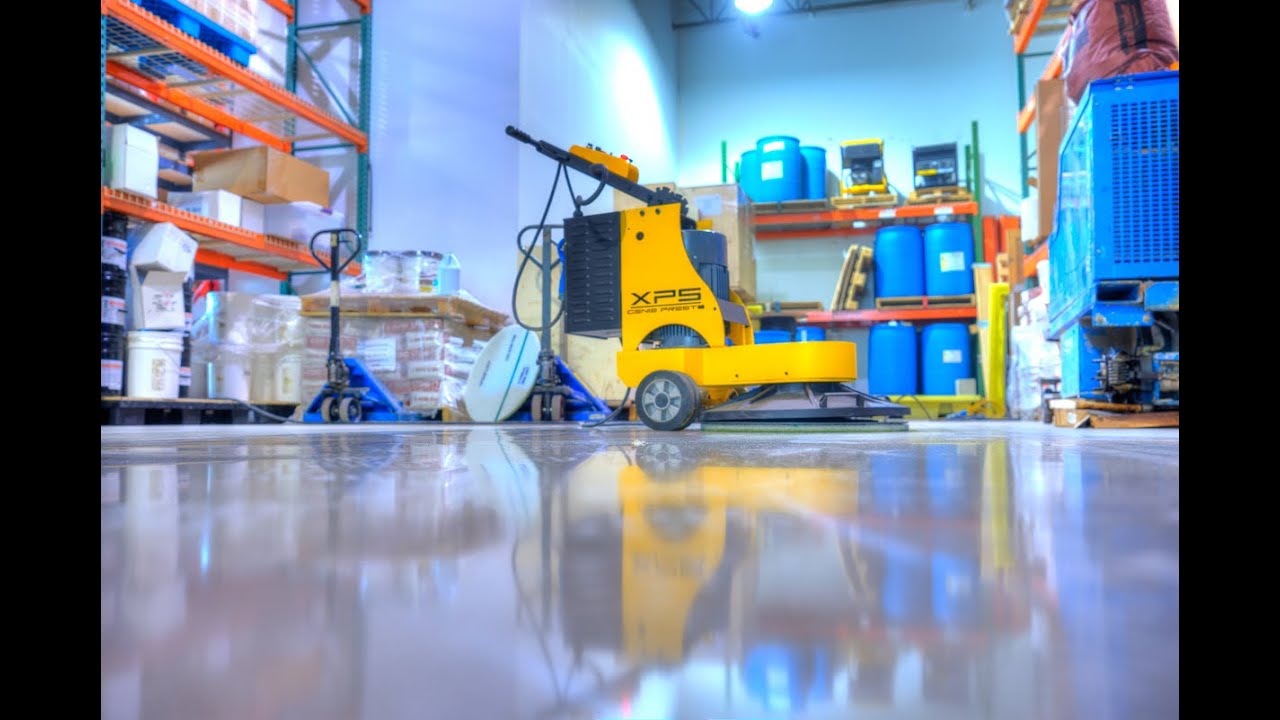 How-to Densify & Seal A Concrete Floor (Start to Finish) | #xps #concretefloor #polishedconcrete