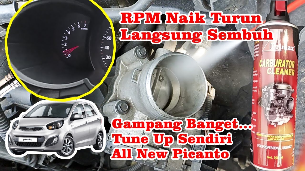 Mengatasi RPM Naik Turun, Tune Up Mobil All New Picanto