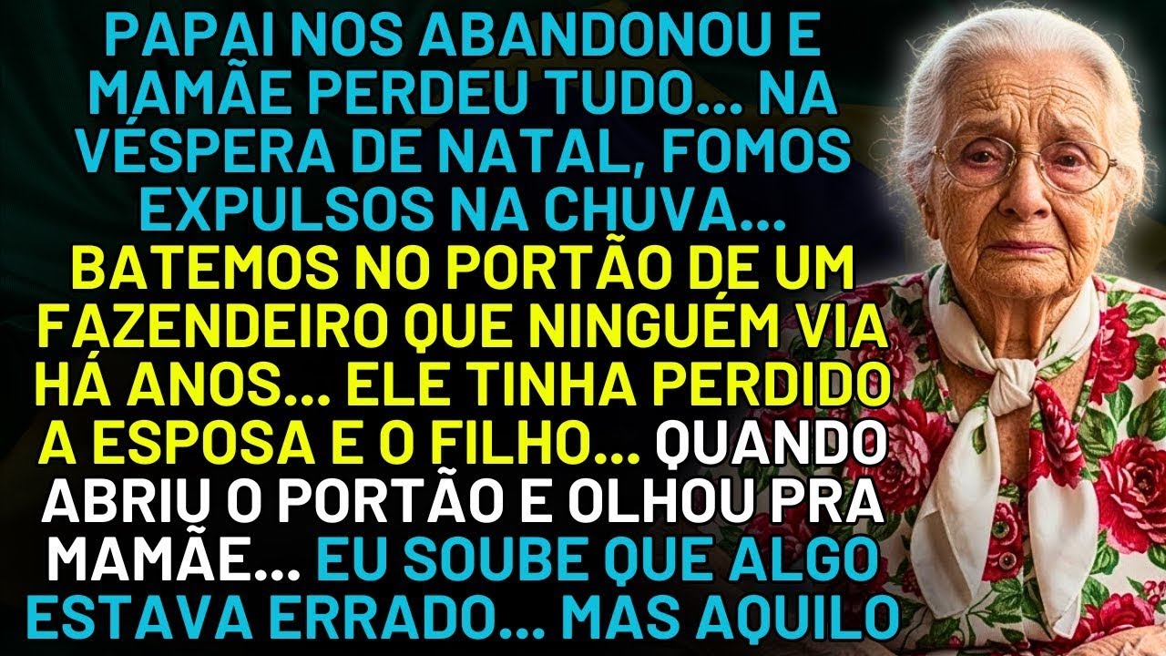 HISTÓRIA REAL DESTA AVÓ 👵💔 MAMÃE FOI EXPULSA NA VÉSPERA DE NATAL   BATEMOS NO PORTÃO DO FAZENDEI
