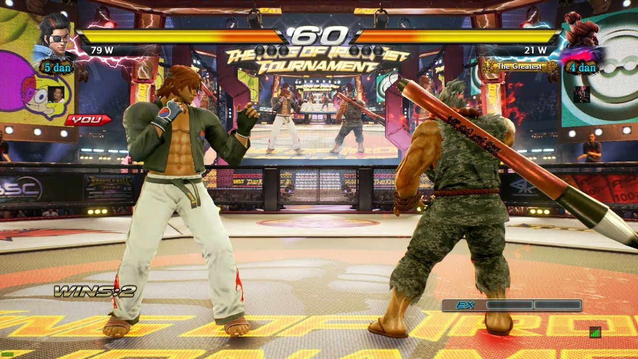 Tekken 7 - Online #5 - Hwoarang vs. Akuma