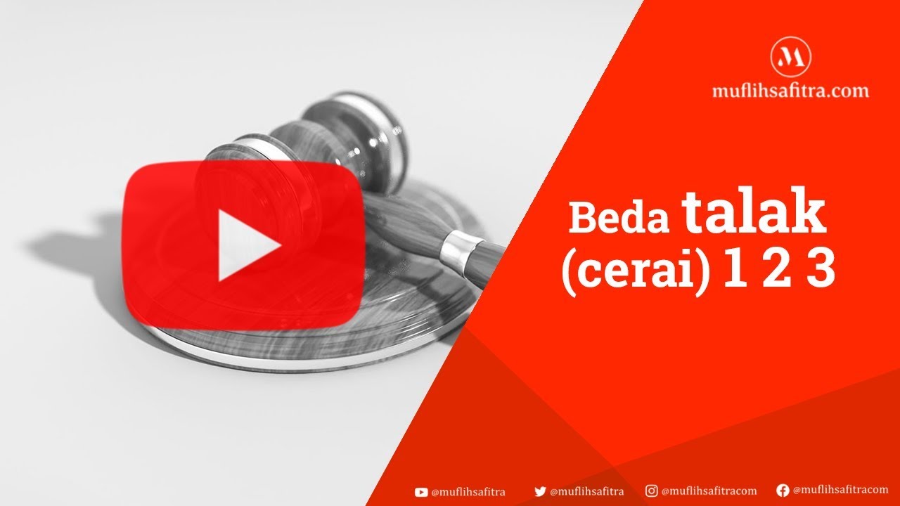 VP0046 (1439H) | Beda talak (cerai) 1, 2, dan 3 | Ustadz Muflih Safitra, M.Sc.