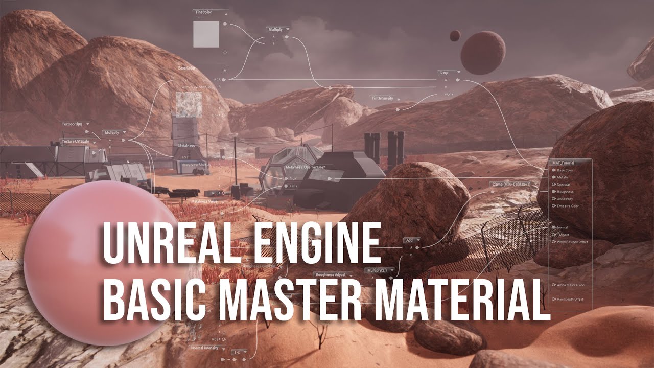 How To Make A Master Material in Unreal Engine as a Beginner