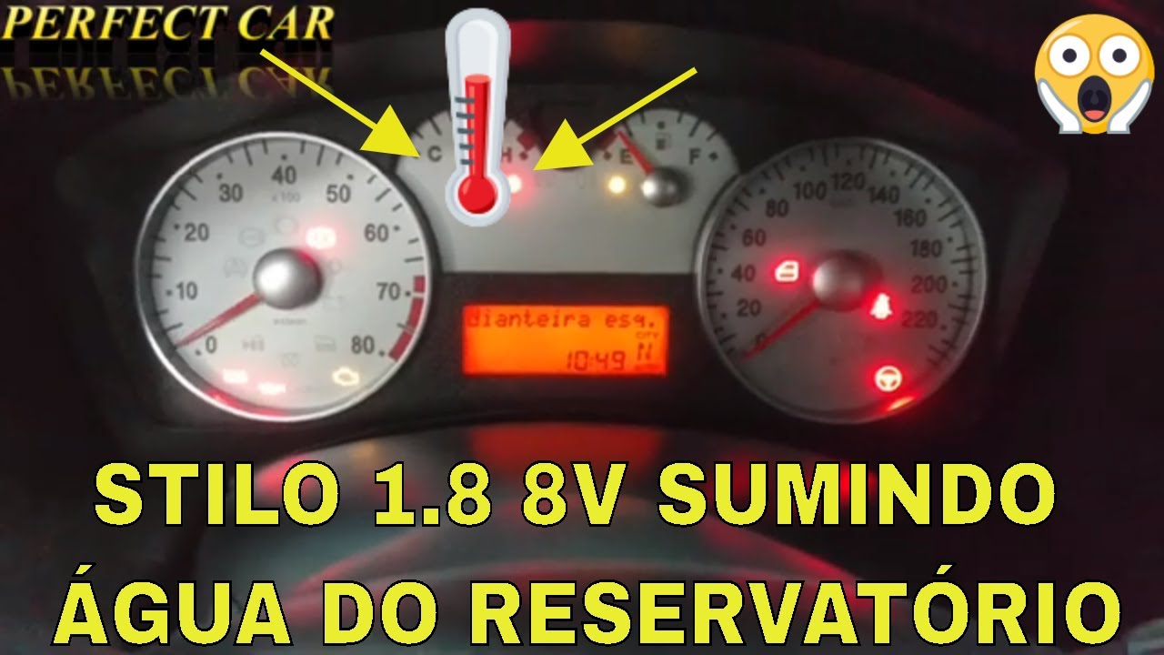 CARLOS - FIAT STILO1.8 8V SUMINDO ÁGUA E AQUECENDO MUITO