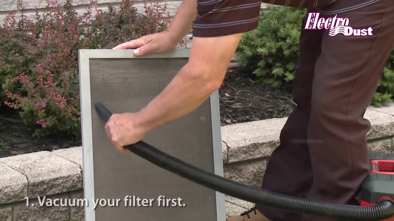 How to Wash an Electrostatic Furnace Filter