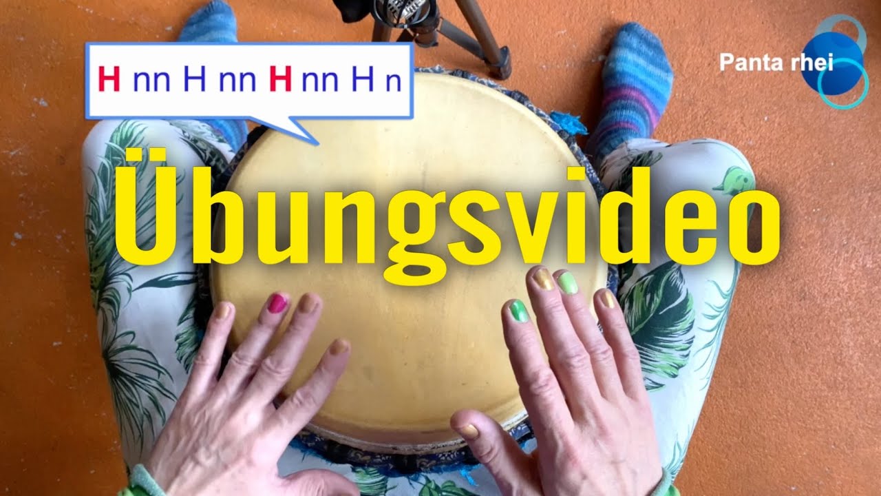 Panta rhei 💦 Dieser Rhythmus hilft dir dabei dich zu konzentrieren. Djembe, Cajon, Conga, HandPan