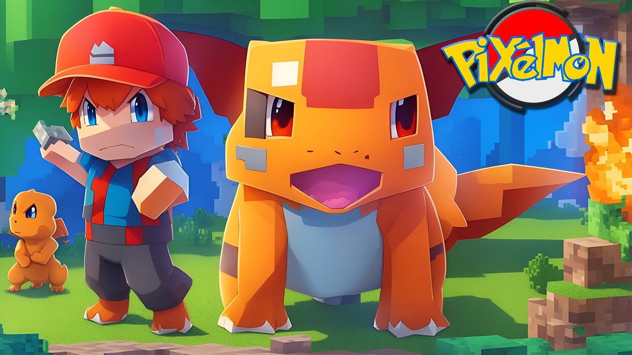 I Became A Pixelmon MASTER In Pocket Pixels Minecraft!