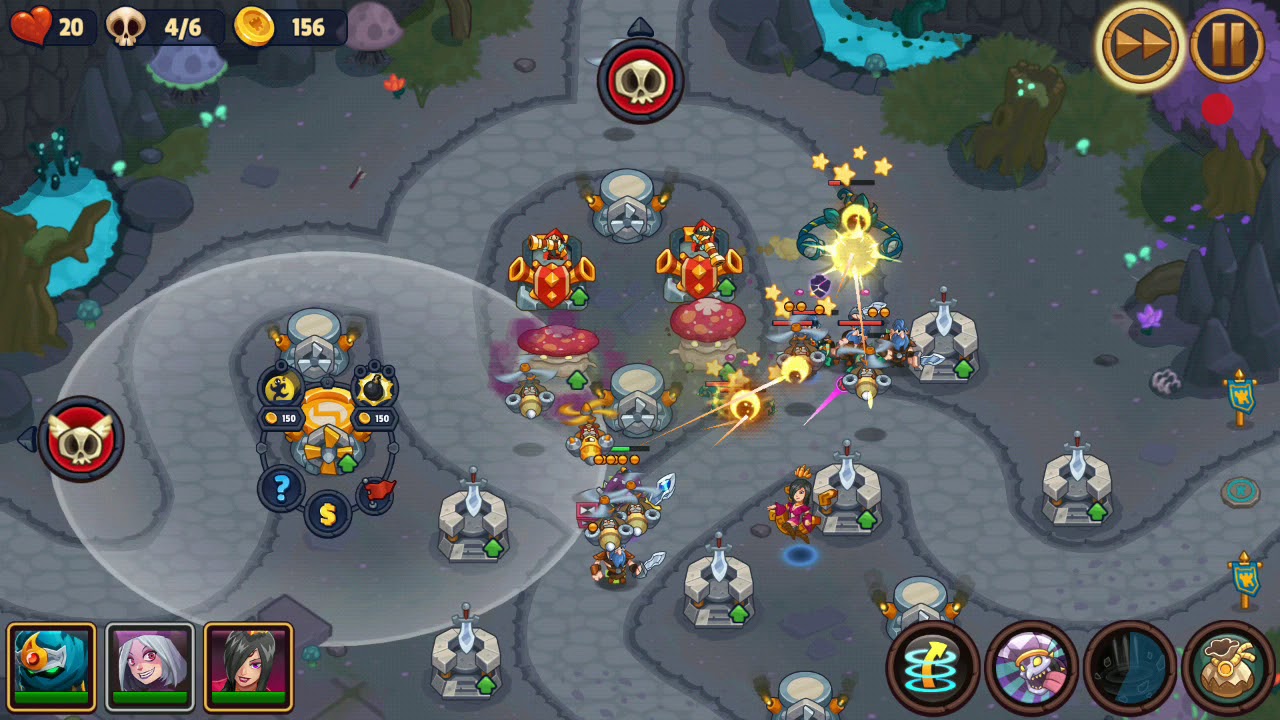 Realm Defense - World 5 Level 154-Undermeadow - Campaign 3 Stars