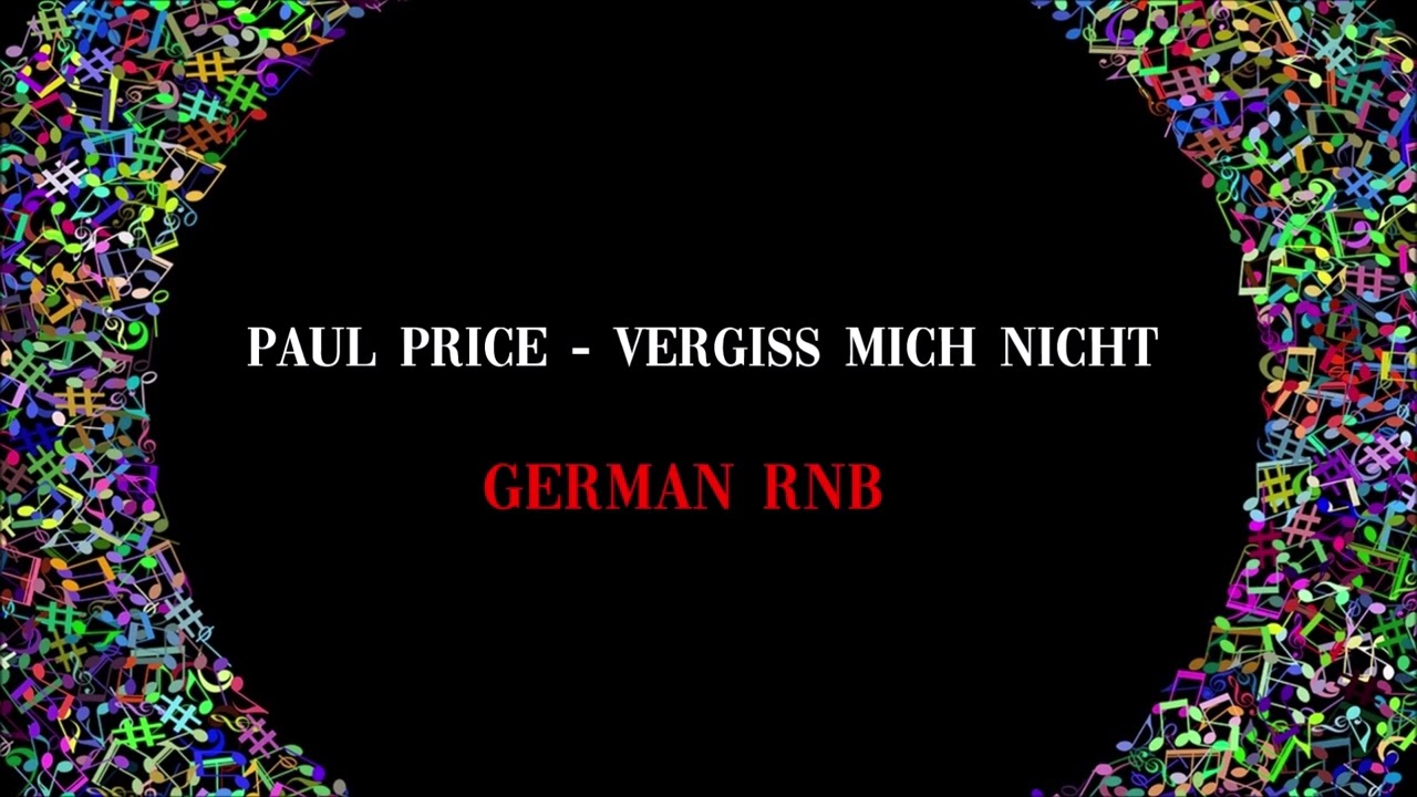 Paul Price - vergiss mich nicht