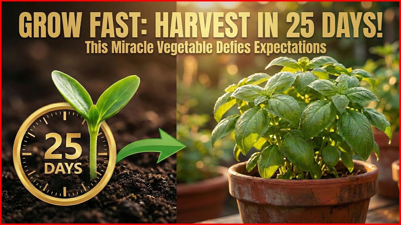 Grow Food Fast: This Vegetable Is Ready in Under a Month