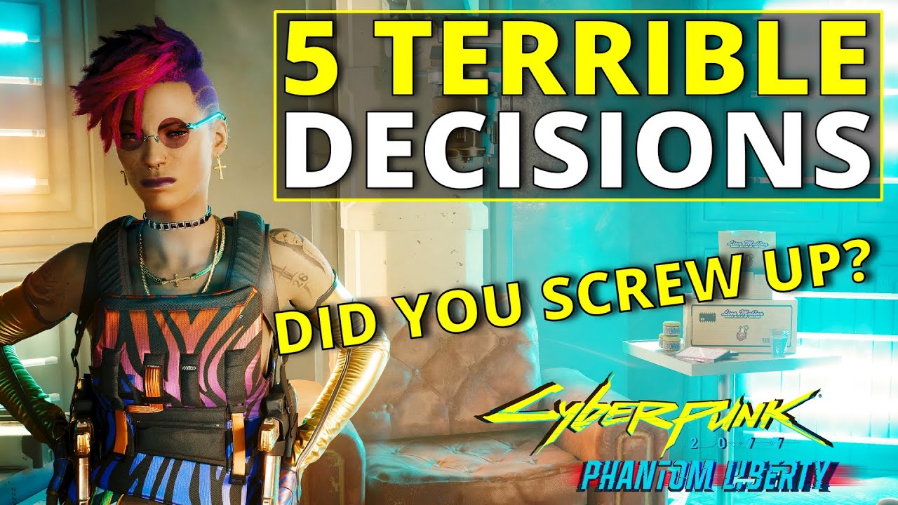 Ещё 5 ужасных решений в Cyberpunk 2077 — Phantom Liberty