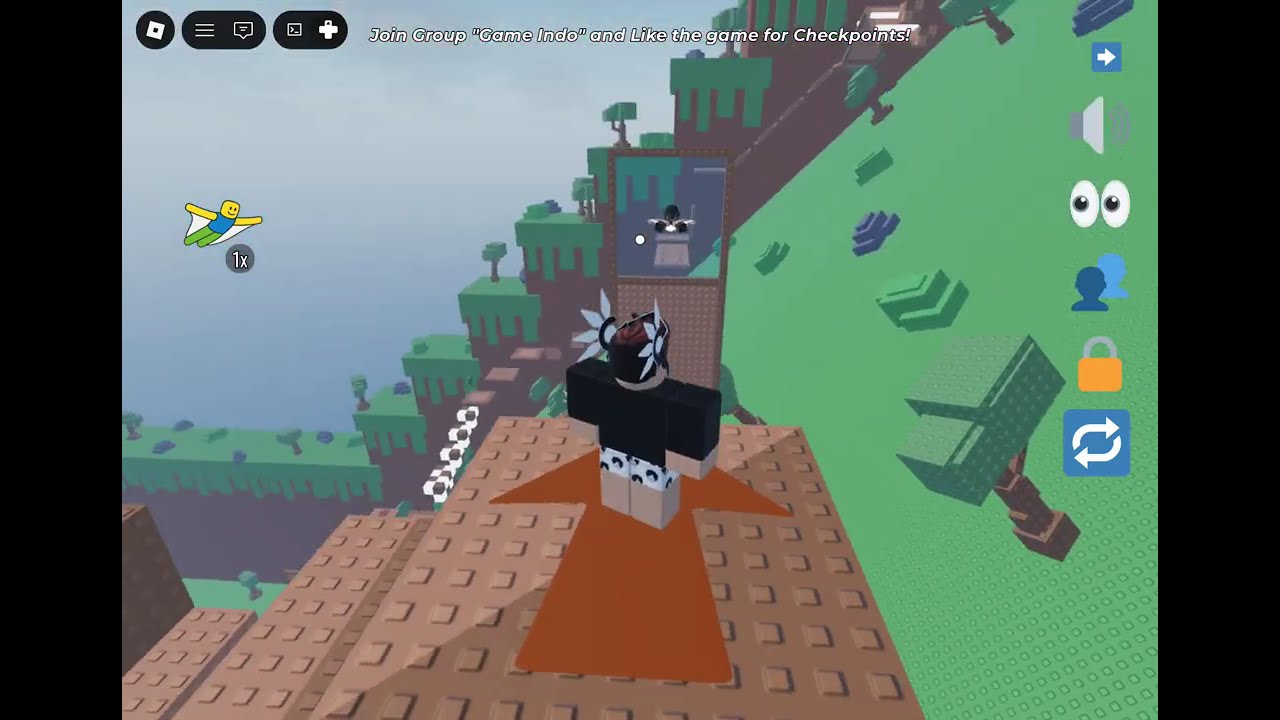playing glide tower until i fall #roblox 