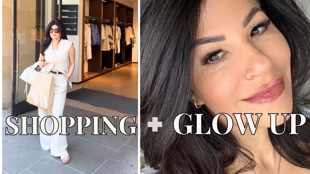 Zara & Mango Shopping Vlog + Lip Blush Glow Up! 