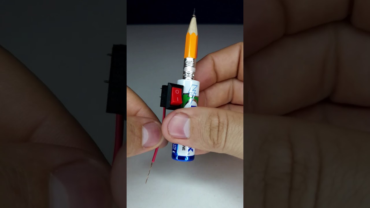 1000&deg;C Mini Soldering Iron from Ordinary Batteries