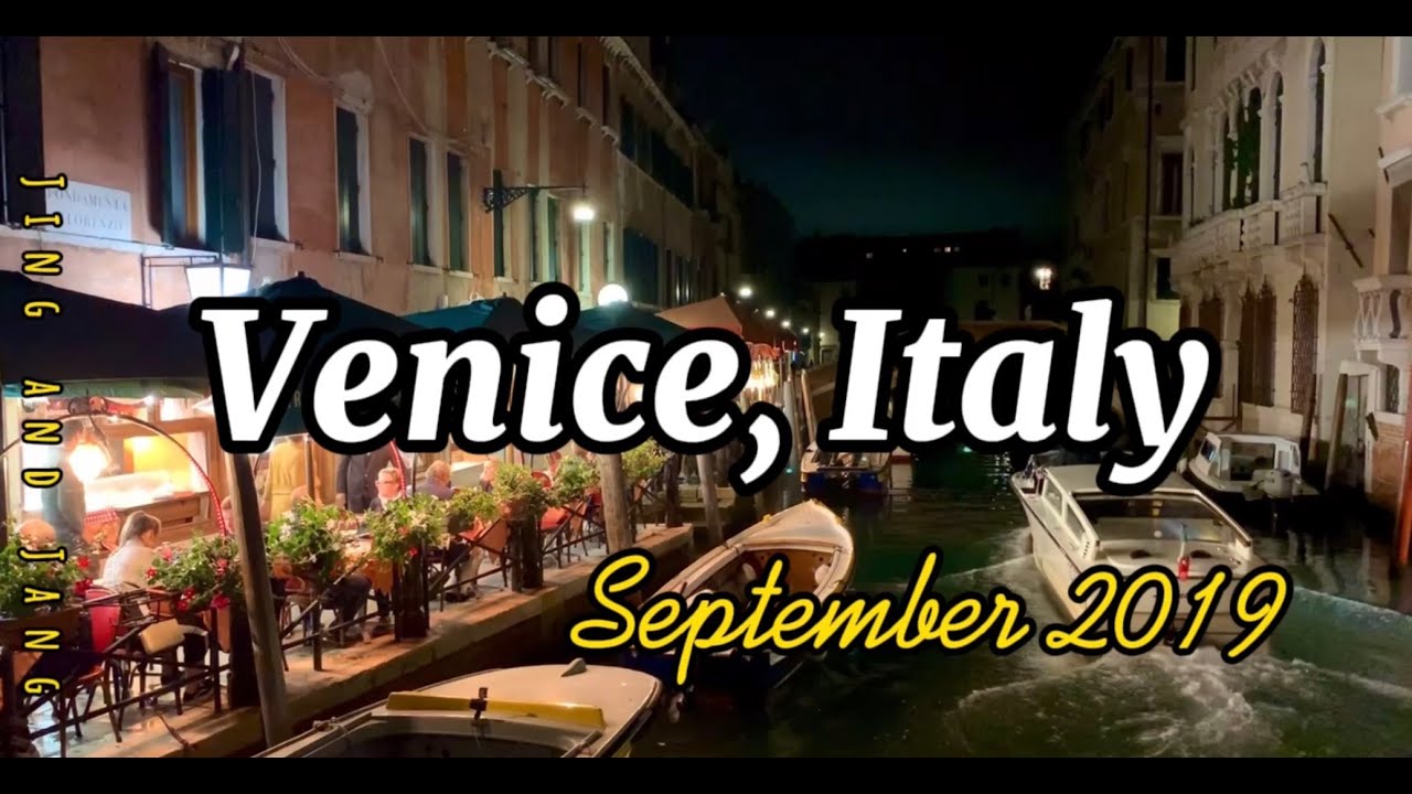 Venice, Italy Night Arrival