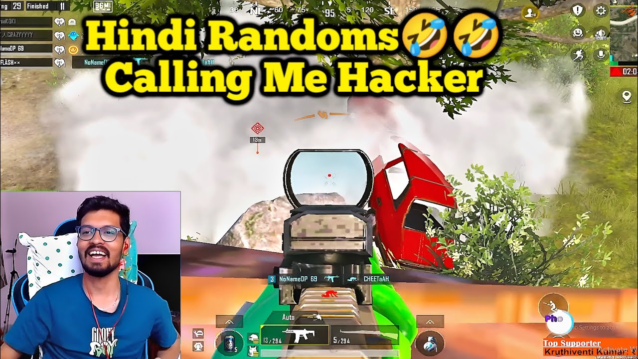 Hindi Randoms Calling @TeluguGuyYT Hacker🤣, Must Watch Mawa👌