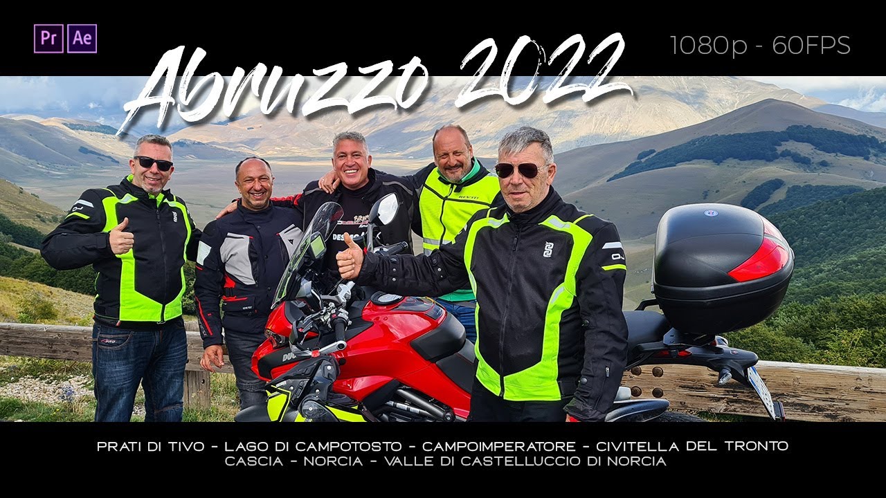Viaggio in moto - Abruzzo 2022 (Bikers Sbiellati).