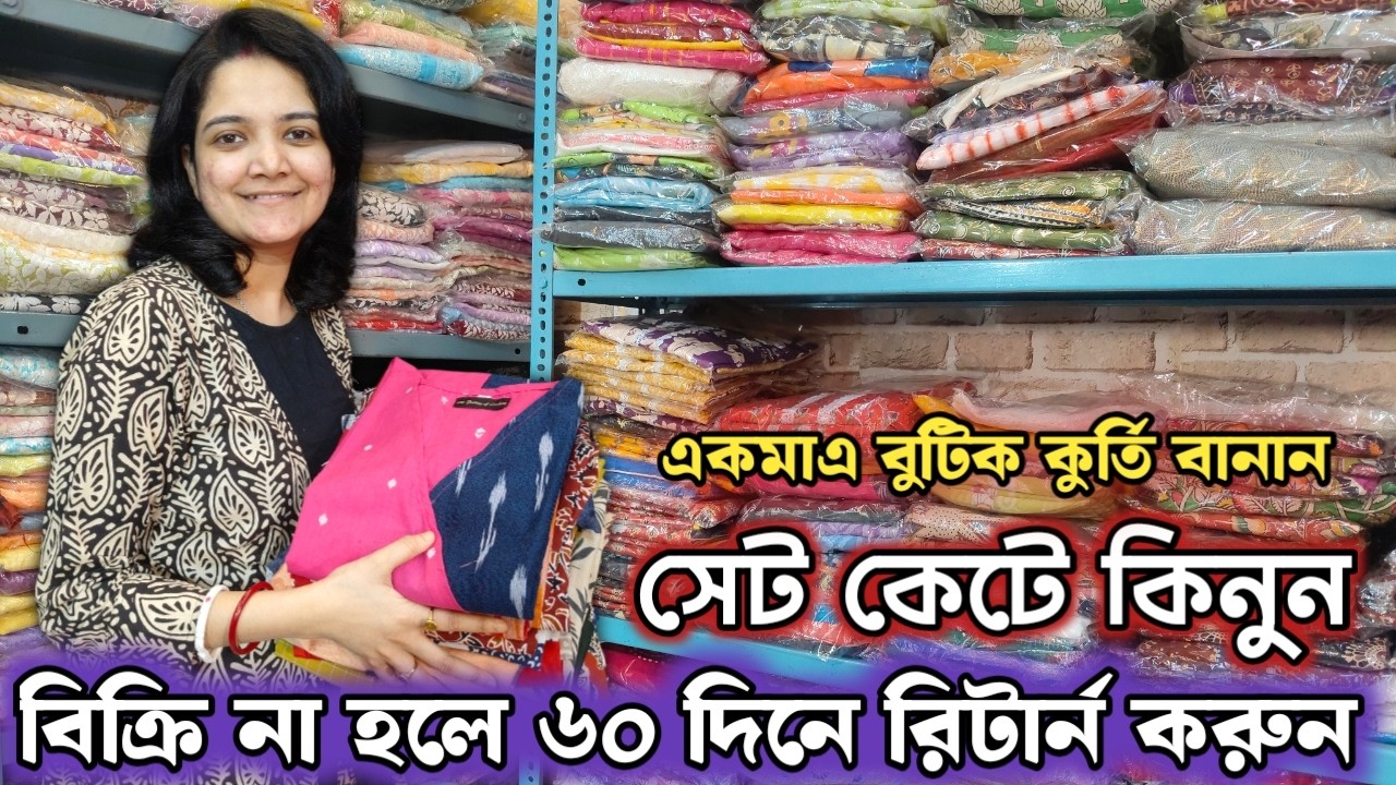 60 Days Exchange | Boutique Kurtis Wholesale Market in Kolkata | The Gallery Of Fashion