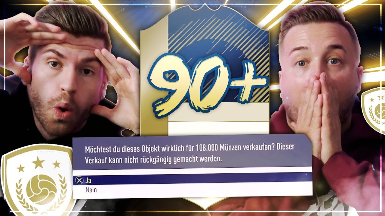 FIFA 18: 90+ ICON DISCARD Squad Builder Battle VS Gamerbrother 😱🔥