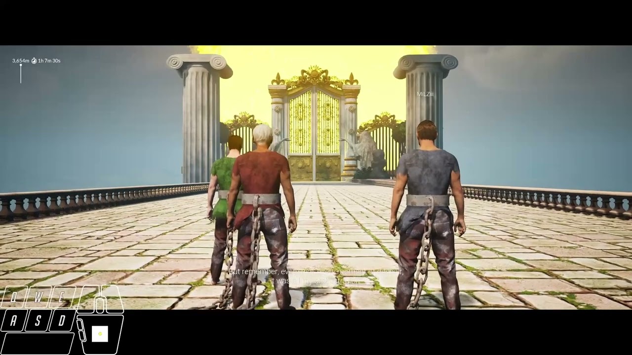 chained together speedrun trios gate skip blooper
