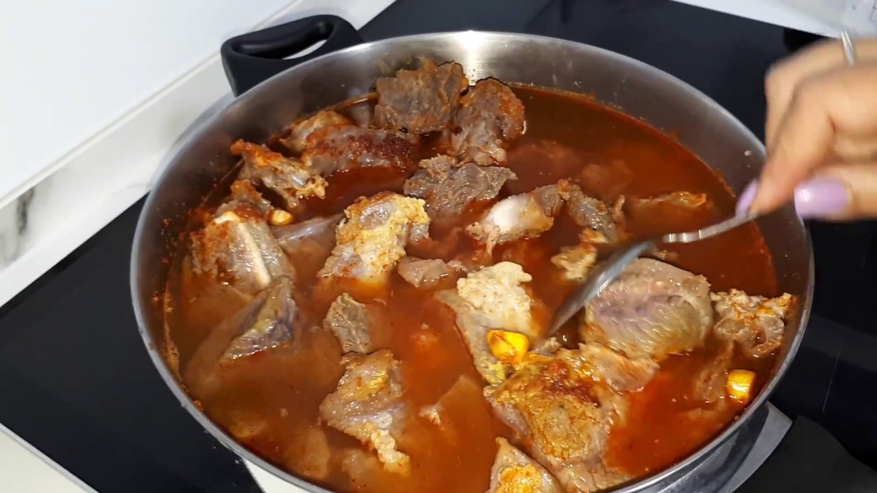 בשר ראש עם גרגירי חומוס