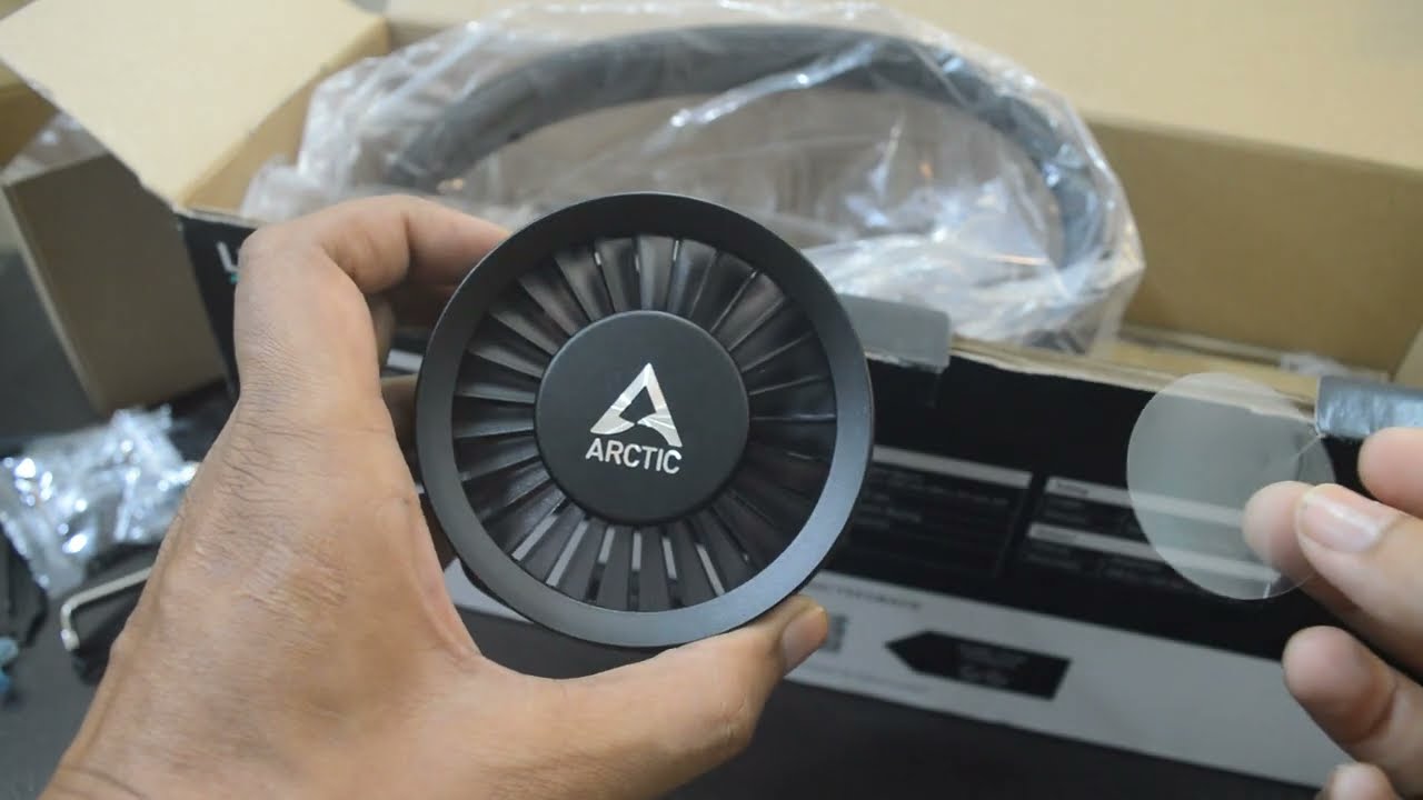 Arctic Liquid Freezer 3 Unbox Install Test - AMD