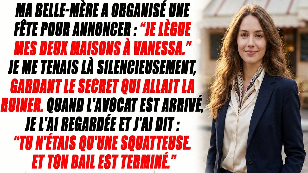 Ma Belle-mère : ‘‘Les Maisons Vont À Vanessa.’’ Moi : ‘‘Drôle, Tu Es Une Squatteuse.’’