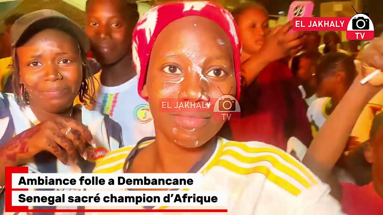 🇸🇳 Ambiance de folie à Dembancane après le sacre du Sénégal champion d’Afrique
