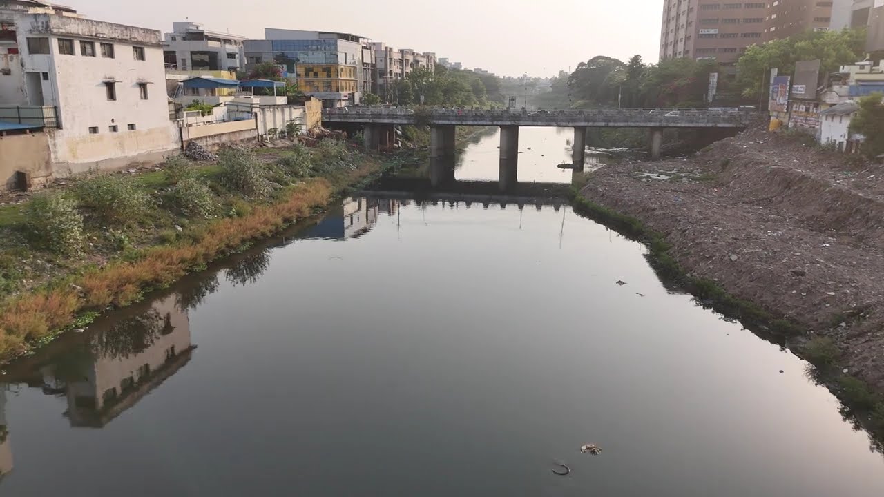 Cooum River - Spur Tank Road - Bird's View