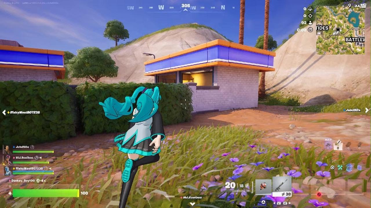 I tried win as Miku skin